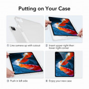 ESR Project Zero Slim Matte Case for iPad Pro 12.9 M1 (2021) (matte clear) 7