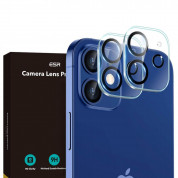 ESR Camera Lens Protector - предпазни стъклени защитни покрития за камерата на iPhone 12 mini (2 броя) (прозрачен)