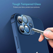 ESR Camera Lens Protector - предпазни стъклени защитни покрития за камерата на iPhone 12 mini (2 броя) (прозрачен) 5