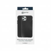 Prio Protective Hybrid Cover - хибриден кейс с най-висока степен на защита за iPhone SE (2020), iPhone 8, iPhone 7 (черен) 2