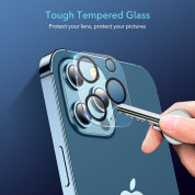 ESR Camera Lens Protector - предпазни стъклени защитни покрития за камерата на iPhone 12 Pro Max (2 броя) (прозрачен) 5
