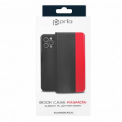 Prio Book Case - кожен калъф с поставка за Samsung Galaxy A72 5G (черен) 4