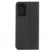 Prio Book Case - кожен калъф с поставка за Samsung Galaxy A52, A52 5G (черен) 1