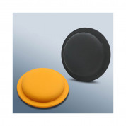 Loco Dot Silicone AirTag Sticker Case - силиконов кейс със залепващо се фолио за Apple AirTag (черен) 2