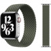 JC Design Braided SoloLoop Band - текстилна каишка за Apple Watch 42мм, 44мм (тъмнозелен) 1