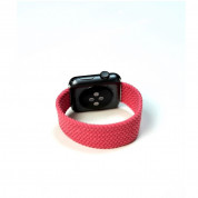 JC Design Braided SoloLoop Band - текстилна каишка за Apple Watch 38мм, 40мм, 41мм (розов) 1