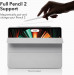 ESR Rebound Magnetic Case - магнитен полиуретанов калъф с поставка за iPad Pro 12.9 M1 (2021), iPad Pro 12.9 (2020), iPad Pro 12.9 (2018) (сребрист) 2