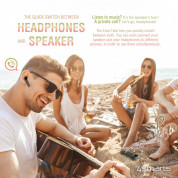 4smarts TWS Bluetooth Eara Twins - комплект безжични Bluetooth слушалки с микрофон и спийкър за мобилни устройства (бял) 4