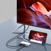 4smarts 5in1 Hub with Lightning Connector - хъб с Lightning конектор за свързване на допълнителна периферия за iPhone и iPad (бял) 3