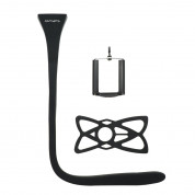 4smarts Flexible Allround Holder - поставка и селфи стик за мобилни телефони (черен)  2