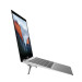 4smarts Stand Set ErgoFix H10 - преносими алуминиеви поставки за MacBook и лаптопи (сребрист) 1