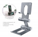 4smarts Portable Desk Stand ErgoFix H8 - висококачествена алуминиева поставка за смартфони (сив) 4