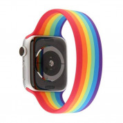 JC Design Silicone SoloLoop Band for Apple Watch 38, 40 and 41mm (rainbow) 1