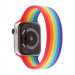 JC Design Silicone SoloLoop Band - силиконова каишка за Apple Watch 38мм, 40мм, 41мм (шарен) 2