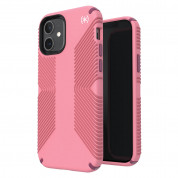 Speck Presidio 2 Grip Case - удароустойчив хибриден кейс за iPhone 12, iPhone 12 Pro (розов)