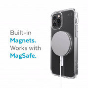 Speck Presidio Perfect Clear MagSafe Case - удароустойчив хибриден кейс с вграден магнитен конектор (MagSafe) за iPhone 12, iPhone 12 Pro (прозрачен) 2