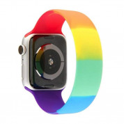 JC Design Silicone SoloLoop Band for Apple Watch 38, 40 and 41mm (rainbow) 1
