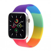 JC Design Silicone SoloLoop Band for Apple Watch 38, 40 and 41mm (rainbow)