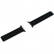 JC Design Silicone Link Band - магнитна силиконова каишка за Apple Watch 38мм, 40мм, 41мм (черен) 1