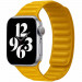 JC Design Silicone Link Band - магнитна силиконова каишка за Apple Watch 42мм, 44мм, 45мм, Ultra 49мм (жълт) 1