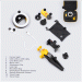 Kodak Photography Kit KPK001 - мини трипод за смартфон с комплект лещи и LED светлина за предаване на живо (черен) 2