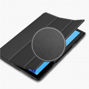 Tactical Book Tri Fold Case - калъф от изкуствена кожа и поставка за Huawei MediaPad M5 10 (черен) 4