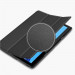Tactical Book Tri Fold Case - калъф от изкуствена кожа и поставка за Huawei MatePad T8 (черен) 5