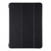 Tactical Book Tri Fold Case - калъф от изкуствена кожа и поставка за Huawei MatePad T8 (черен) 1