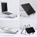 4smarts Portable Desk Stand ErgoFix H20 - преносима алуминиева сгъваема поставка за смартфони, таблети и лаптопи до 15.6 инча (сребрист) 8