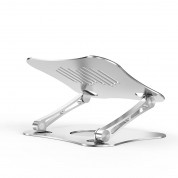 4smarts Desk Stand ErgoFix H19 - сгъваема алуминиева поставка за MacBook и лаптопи до 14 инча (сребрист) 2