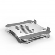 4smarts Desk Stand ErgoFix H19 - сгъваема алуминиева поставка за MacBook и лаптопи до 14 инча (сребрист) 6