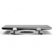 4smarts Desk Stand ErgoFix H19 - сгъваема алуминиева поставка за MacBook и лаптопи до 14 инча (сребрист) 9