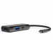 4smarts 3in1 Compact Hub with DeX Function - USB-C хъб поддържащ DeX функционалност, HDMI, USB-C и USB-A портове (тъмносив) 1