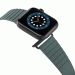 JC Design Modern Buckle Band - силиконова каишка с магнитна закопчалка за Apple Watch 38мм, 40мм, 41мм (тъмнозелен) 6