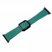 JC Design Modern Buckle Band - силиконова каишка с магнитна закопчалка за Apple Watch 38мм, 40мм, 41мм (тъмнозелен) 8