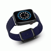 JC Design Modern Buckle Band for Apple Watch 38, 40 and 41mm (dark blue) 6