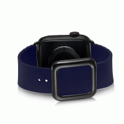 JC Design Modern Buckle Band - силиконова каишка с магнитна закопчалка за Apple Watch 38мм, 40мм, 41мм (тъмносин) 2