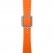 JC Design Modern Buckle Band - силиконова каишка с магнитна закопчалка за Apple Watch 42мм, 44мм, 45мм, Ultra 49мм (оранжев) 4