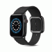 JC Design Modern Buckle Band - силиконова каишка с магнитна закопчалка за Apple Watch 38мм, 40мм, 41мм (черен) 1