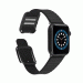 JC Design Modern Buckle Band - силиконова каишка с магнитна закопчалка за Apple Watch 38мм, 40мм, 41мм (черен) 5