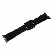 JC Design Modern Buckle Band - силиконова каишка с магнитна закопчалка за Apple Watch 38мм, 40мм, 41мм (черен) 7