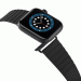 JC Design Modern Buckle Band - силиконова каишка с магнитна закопчалка за Apple Watch 38мм, 40мм, 41мм (черен) 6