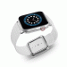 JC Design Modern Buckle Band - силиконова каишка с магнитна закопчалка за Apple Watch 38мм, 40мм, 41мм (бял) 6