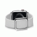 JC Design Modern Buckle Band - силиконова каишка с магнитна закопчалка за Apple Watch 38мм, 40мм, 41мм (бял) 3