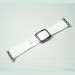 JC Design Modern Buckle Band - силиконова каишка с магнитна закопчалка за Apple Watch 38мм, 40мм, 41мм (бял) 9