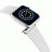 JC Design Modern Buckle Band - силиконова каишка с магнитна закопчалка за Apple Watch 42мм, 44мм, 45мм, Ultra 49мм (бял) 6