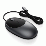 Satechi C1 USB-C Wired Mouse - USB-C оптична мишка за PC и Mac (тъмносив) 1
