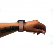 JC Design Modern Buckle Band - силиконова каишка с магнитна закопчалка за Apple Watch 38мм, 40мм, 41мм (лилав) 4
