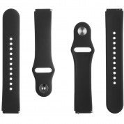 Tactical 804 Silicone Band 18mm - силиконова каишка за Samsung Galaxy Watch, Huawei Watch, Xiaomi, Garmin и други часовници с 18мм захват (черен) 2