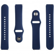 Tactical 805 Silicone Band 18mm - силиконова каишка за Samsung Galaxy Watch, Huawei Watch, Xiaomi, Garmin и други часовници с 18мм захват (син) 2